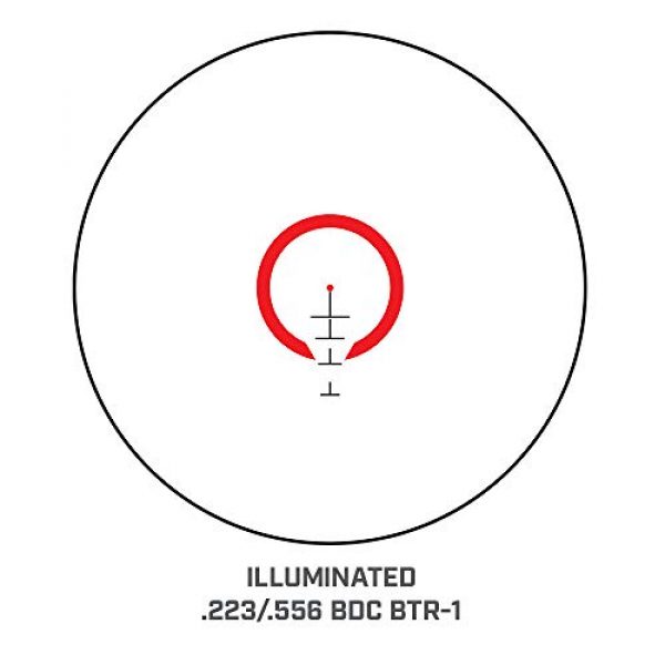 Bushnell Rifle Scope 4 Bushnell 1-8x24 AR Optics Ill BTR-2, Black (AR71824I)