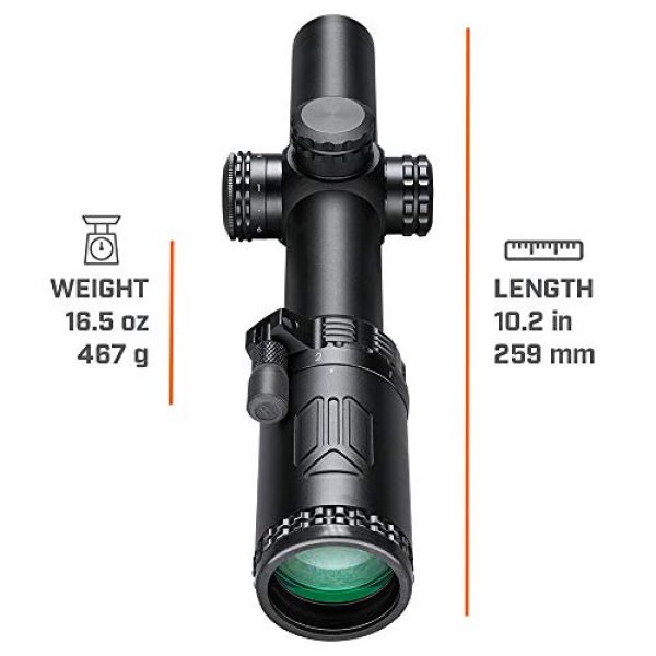 Bushnell Rifle Scope 3 Bushnell 1-8x24 AR Optics Ill BTR-2, Black (AR71824I)