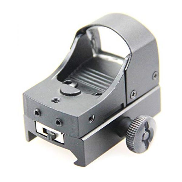 DJym Rifle Scope 2 DJym 1X Red Dot Sight Red Green Adjustable 22MM Rail Hunting Sight