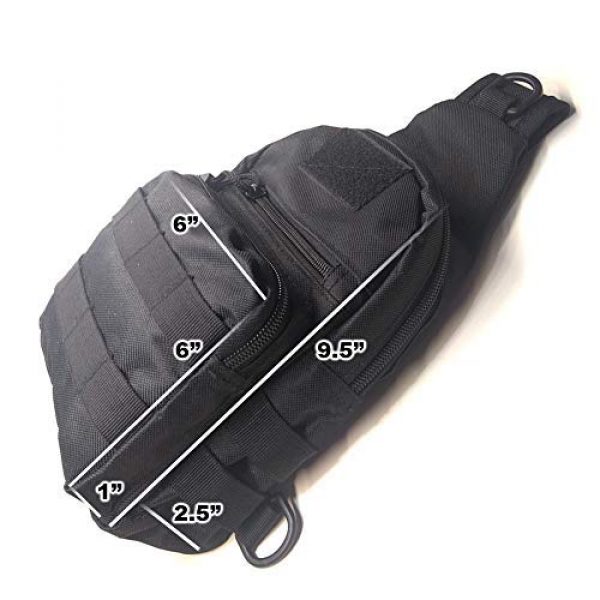 Avias Knife Supply Tactical Backpack 2 Shoulder Chest Sling EDC Bag (Sling Bag with Small Kit Set)