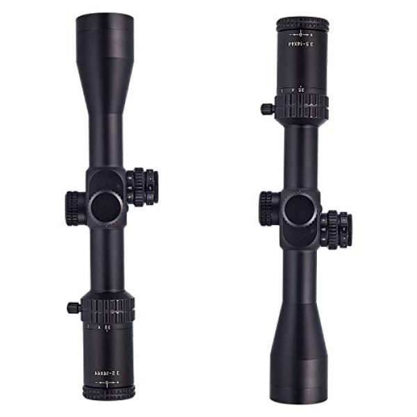 COBRA FANGS Rifle Scope 6 COBRA FANGS 3.5-14X44E FFP Rifle Scopes, Objective Lens 40mm, Pipe Diameter 30mm, Illuminated Cross Line, Outdoor Hunting Scopes
