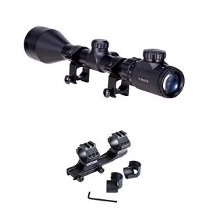 Pinty Rifle Scope 1 Pinty 3-9x50 Red Green Rangefinder Illuminated Optics Sight Scope Hunting Rifle Scope &1 Inch 25.4 mm 30mm Scope Mount