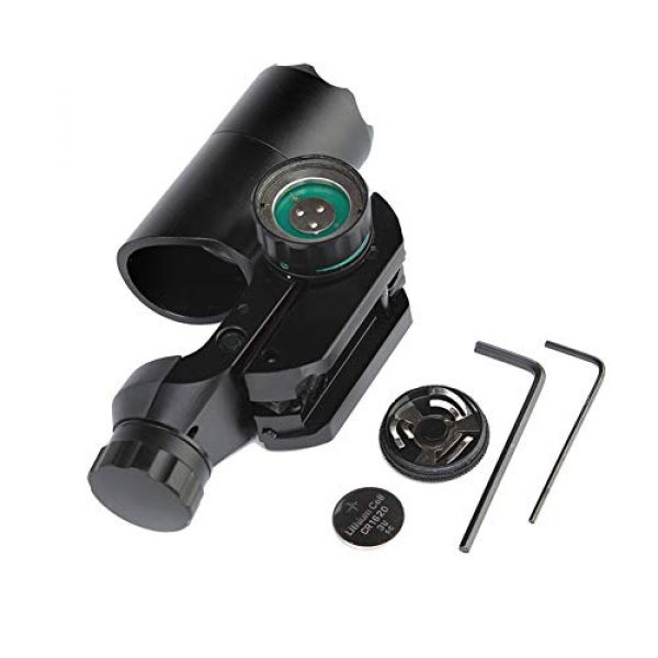 DJym Rifle Scope 3 DJym HD120 Shockproof Waterproof Red Dot Sight Riflescope (22MM Rail)