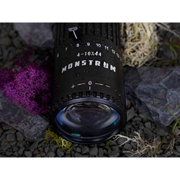 Monstrum Rifle Scope 5 Monstrum Alpha Series 4-16x44 First Focal Plane FFP Rifle Scope with MOA Reticle