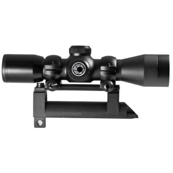 BARSKA Rifle Scope 2 BARSKA 4x32 Compact Contour Riflescope, Black