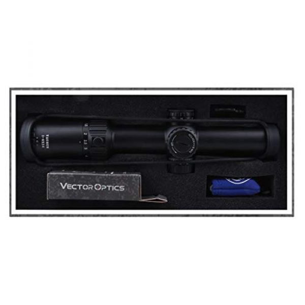 Vector Optics Rifle Scope 7 Vector Optics Taurus 1-6x24mm, 30mm Tube, 1/5 MIL, Red Illuminated Tactical First Focal Plane (FFP) Riflescope