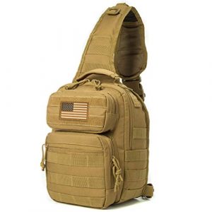 AXEN Tactical Backpack 1 AXEN Tactical Sling Bag Pack Military Rover Shoulder Sling Backpack Small