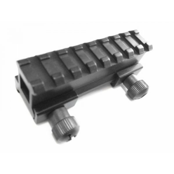 Ade Advanced Optics Rifle Scope Accessory 3 Ade Advanced Optics Tactical 1" Compact Weaver-Picatinny High Profile See Through Riser Rail Riflescope Sight