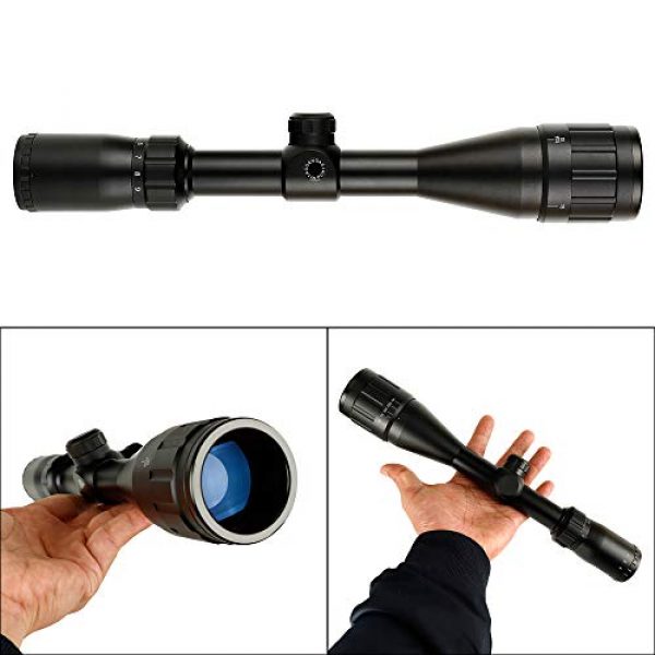 ohhunt Rifle Scope 2 ohhunt 3-9X40 AO Mil Dot Optics Rifle scopes with Scope Cover 20mm Picatinny Rings
