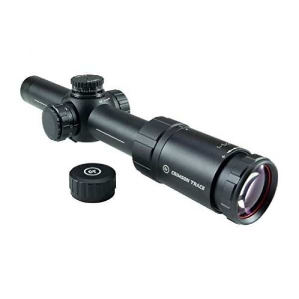 Crimson Trace Rifle Scope 1 Crimson Trace CTL-3105 1-5x24mm 3 Series Short-Range Tactical Riflescope with FFP, Illuminated MIL Reticle and Zero Reset for Shooting, Competition and Range