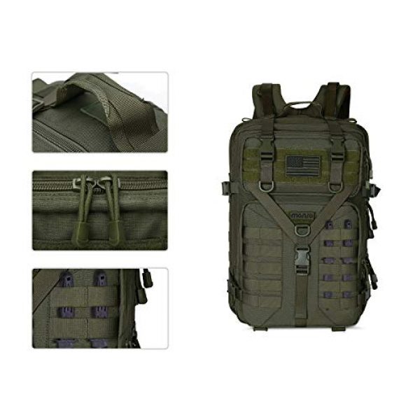MOSISO Tactical Backpack 5 MOSISO 50L Tactical Backpack, Large Men 3 Day Assault Rucksack Military Daypack