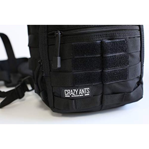 CRAZY ANTS Tactical Backpack 5 Crazy Ants Tactical Sling Bag Rover Molle Pack Shoulder Sling Backpack for Man