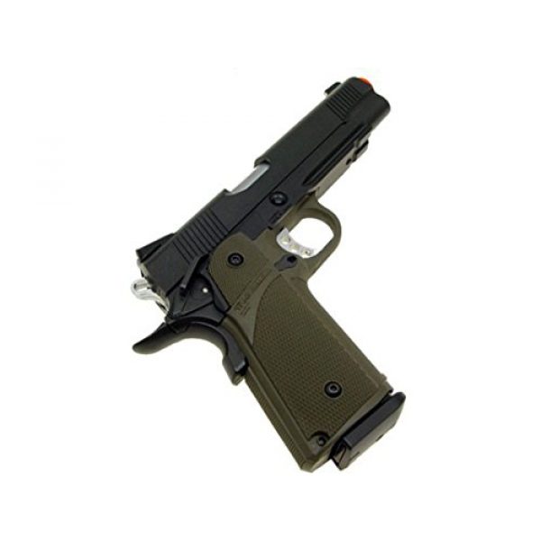 KJW Airsoft Pistol 4 gbb-615g - KJW full metal semi auto gas blowback pistol with free target trip tent(Airsoft Gun)
