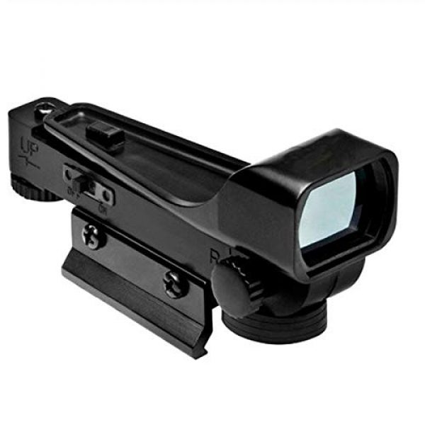 KTAIS Rifle Scope 2 KTAIS 10mm / 20mm Reflection Red Dot Line Length Sight 42mm / 1.65in Red Dot Black Plastic red Sight Hunting Point Accessories (Color : As Shown)