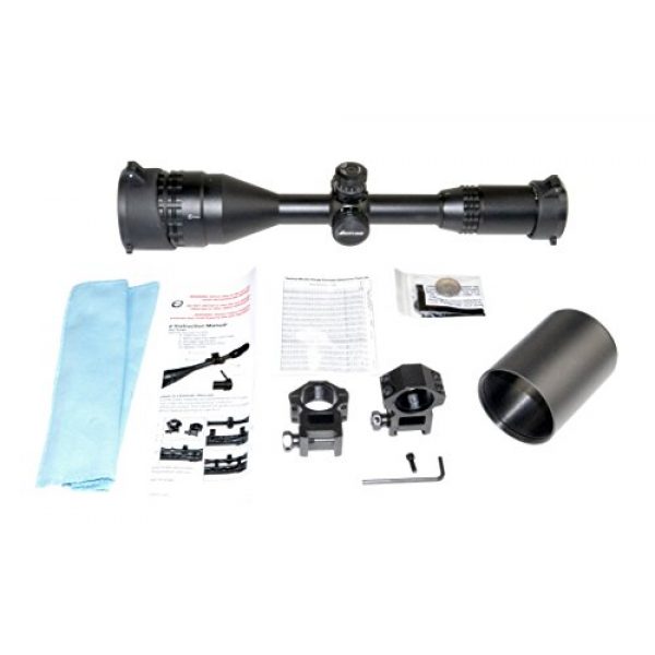 Eastvale Rifle Scope 2 Eastvale 3-9X50 Hunting Rifle Scope with Illuminated Mil-Dot Reticle, Picatinny Mount Rings and Sunshade