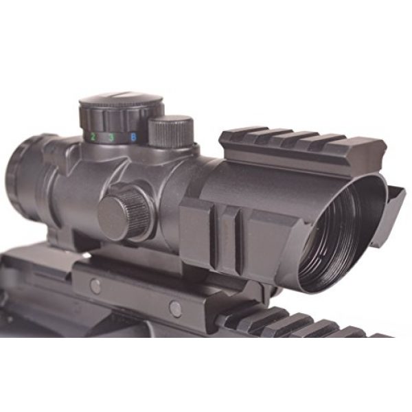 OZARK ARMAMENT Rifle Scope 1 Ozark Armament 4X Magnified Optic with Illuminated BDC Reticle - Rifle Scope