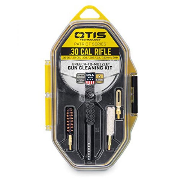 Otis Technology Air Gun Cleaning Kit 1 Otis Technologies FG-701-30 Patriot Series Kit, Rifle.30 Caliber, Black