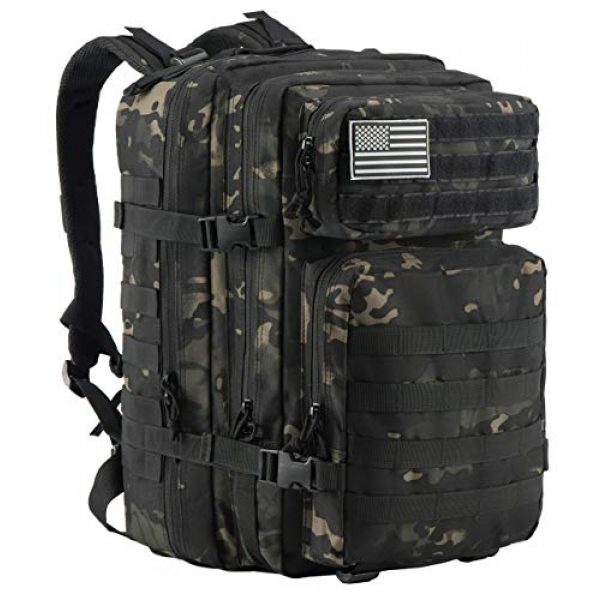 Luckin Packin Tactical Backpack 6 Luckin Packin Tactical Backpack,Military Backpack,Molle Bag 45 Liter Large 2 Pack