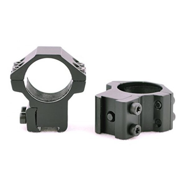 Hammers Rifle Scope 3 Hammers Short Compact .177 .22 Airgun PCP Air Rifle Scope 6X32AO w/Illuminated MilDot Reticle Parallax Adjustable Objective Lens Stop Pin Rings