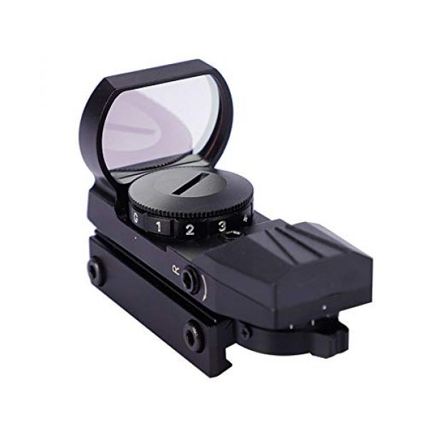 DONGYUCHUN Rifle Scope 1 DONGYUCHUN No Magnification Fast Sight 4 Point Silver Film Holographic Mirror Adjustable Light red dot Sight