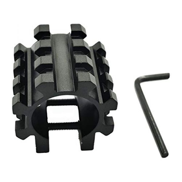 DJym Rifle Scope Accessory 2 DJym Solid Five-Sided Rail Pipe Shape Sight Rail Scope Accessories