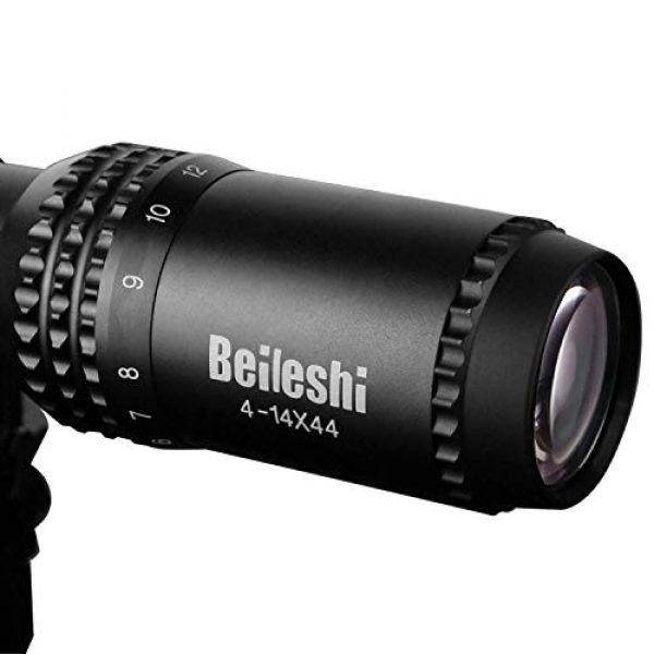 Beileshi Rifle Scope 2 Beileshi 4-14x44 Tactical Rifle Scope Built with Locking Turret