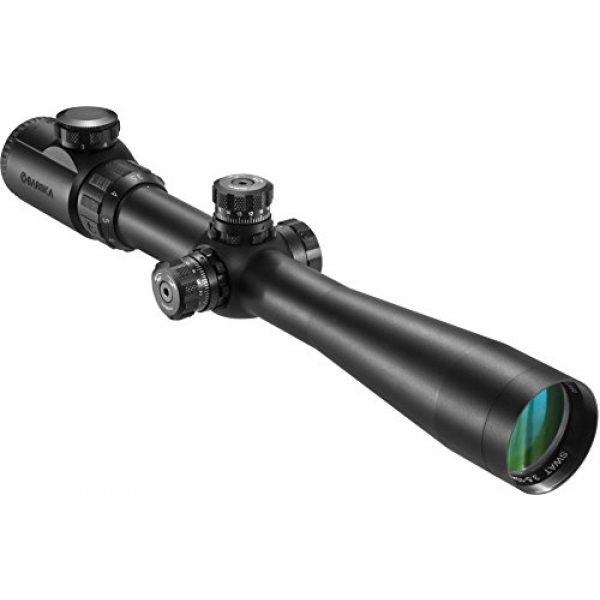 BARSKA Rifle Scope 5 BARSKA 3.5-10x40 SWAT Tactical 30-mm IR Mil-Dot Riflescope