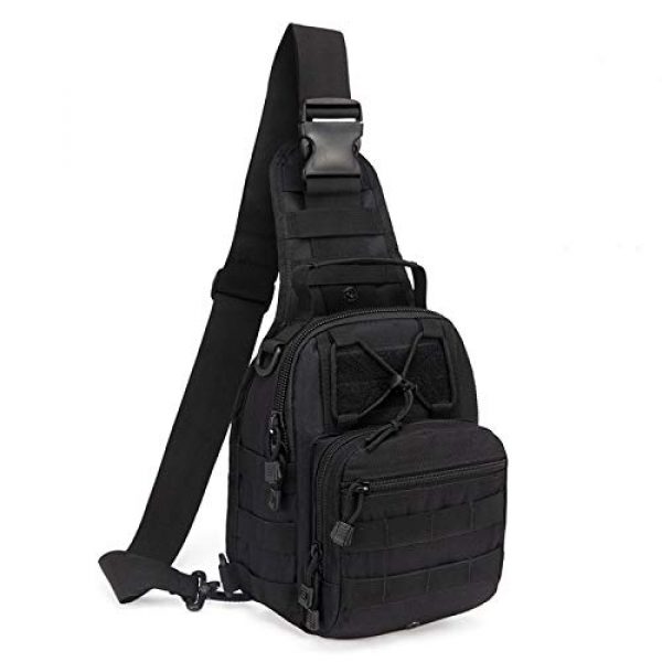 hopopower Tactical Backpack 1 Hopopower Tactical Sling Bag Pack Crossbody Shoulder Backpack Sport Daypack for Men