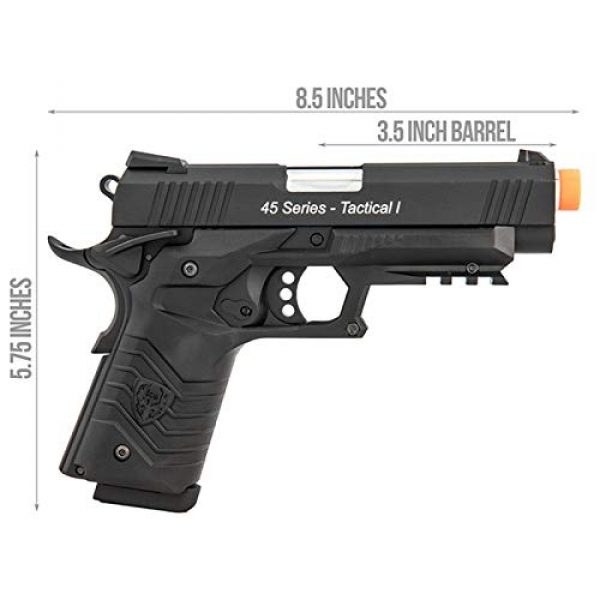 HFC Airsoft Pistol 2 HFC HG-171 Tactical 1911 Gas Blowback Airsoft Pistol Black