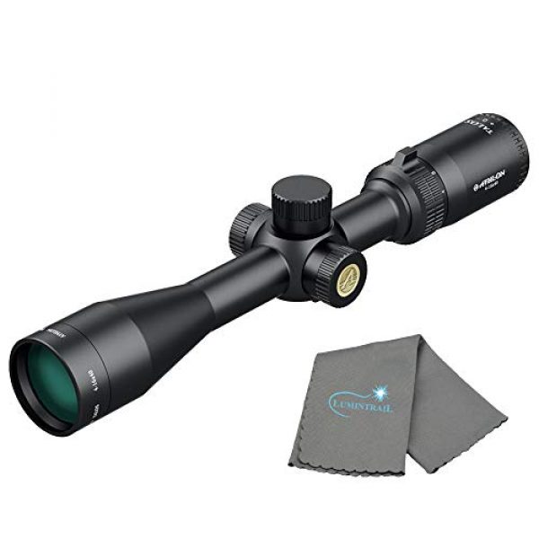 Athlon Rifle Scope 1 Athlon Optics Talos 4-16x40 Mildot Rifle Scope Second Focal Plane Bundle with a Lumintrail Cleaning Cloth