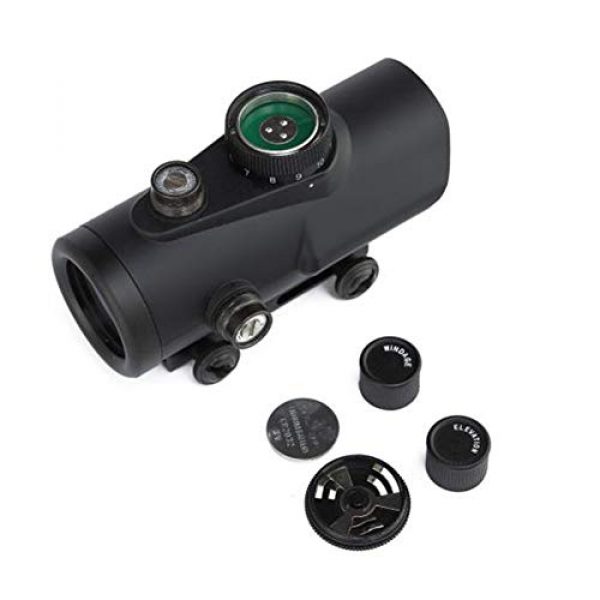 DJym Rifle Scope 3 DJym 30mm Matte Black Finish Red Dot Sight, Scope for Hunting Riflescope