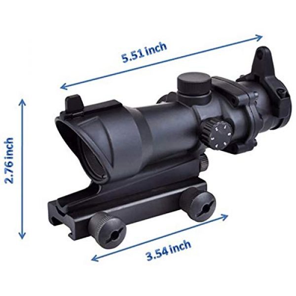 TTHU Rifle Scope 3 TTHU Rifle Scope Red Green Dot Sight Without Markings with 20MM Rail for Airsoft Game Rifle Scope for Hunting