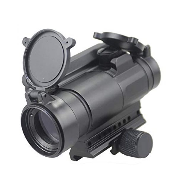 DJym Rifle Scope 7 DJym M4 Non-Magnification Red Film, Red Dot Sight, High Shockproof Waterproof Rifle Scope
