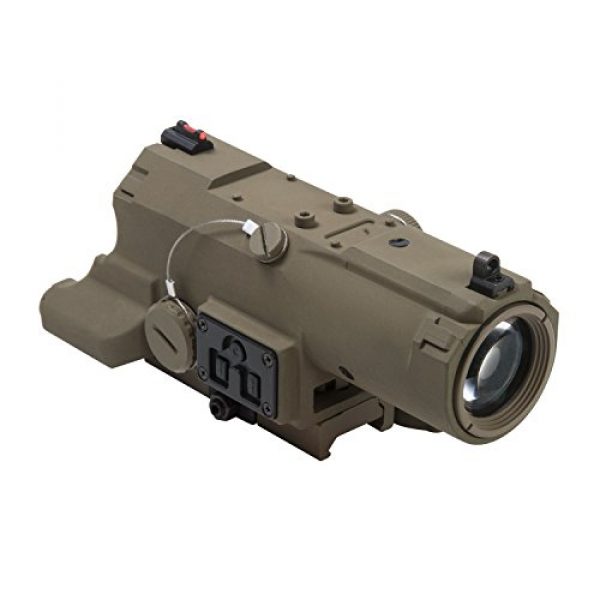 VISM Rifle Scope 2 Vism Eco Mod3 4X Magnification 34mm Scope, Black