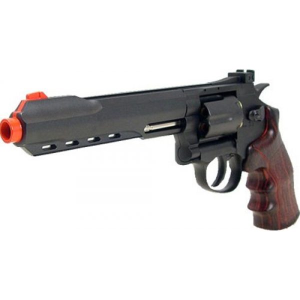 Boomingisland Airsoft Pistol 2 Boomingisland Wingun 702 6" Airsoft CO2 Revolver Black