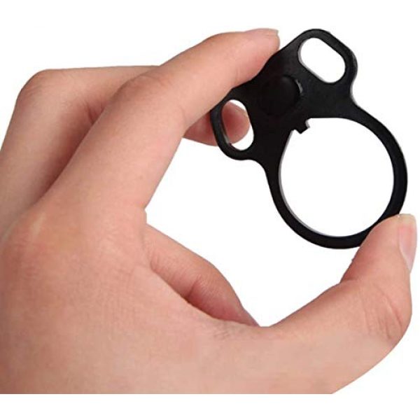 XIYUAN Sling Mount Adapter 2 XIYUAN Sling Mount Sling Swivels Adapters Connection Accessories Outdoor Sports Tool Fixed Strap Rope Connection ring6 Pack