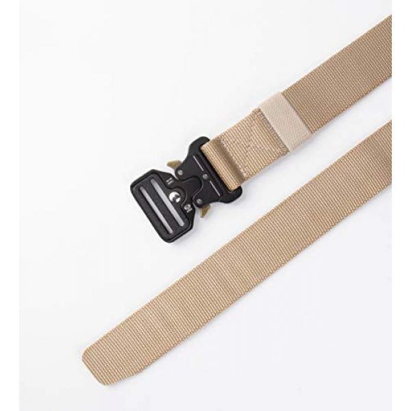 NcDe Tactical Belt 2 NcDe Tactical Military Molle Rigger Waist Belt with Heavy-Duty Quick-Release Buckle, Security Military Duty Utility Belt, Law Enforcement Belt, Camping, Hunting, Sports and Outdoor