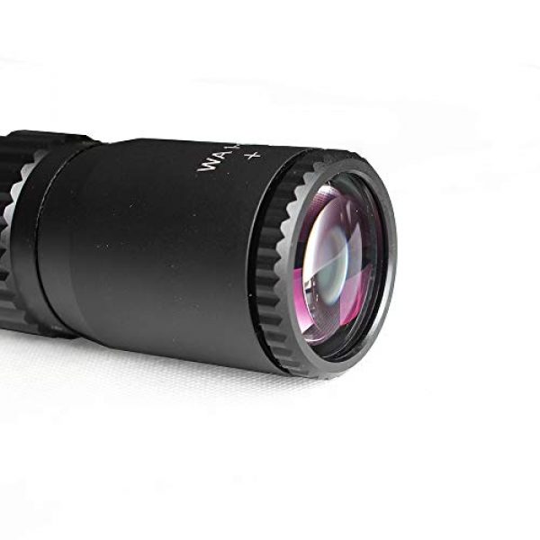 SPINA OPTICS Rifle Scope 4 SPINA OPTICS Riflescope BM WA 1-5X24 IR Tactical Optic Sight Wide Angle Red Dot Illuminated Rifle Scope for Hunting Shooting