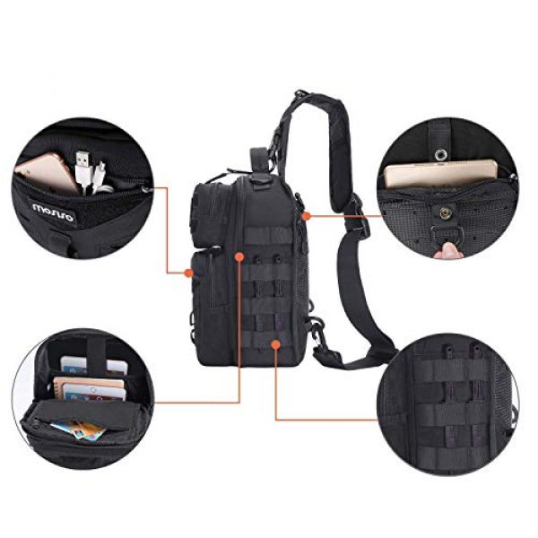 MOSISO Tactical Backpack 5 MOSISO Tactical Backpack & Slingbag