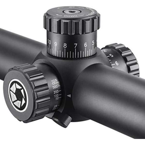 BARSKA Rifle Scope 4 BARSKA New Rifle Scope Red/Green Illuminated (6-24x56mm)