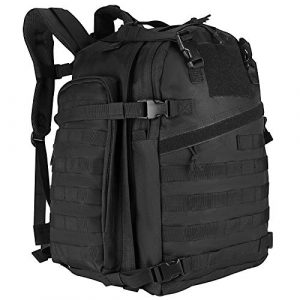 ProCase Tactical Backpack 1 ProCase 46L Military Tactical Backpack, Large 3 Day Outdoor Military Army Assault Pack Molle Bag for Hunting, Trekking, Camping and Other Outdoor Activities