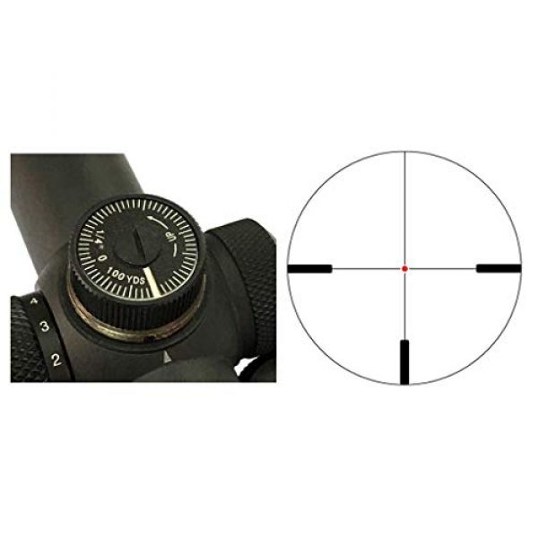 Vector Optics Rifle Scope 2 Vector Optics 3-15x50mm Second Focal Plane (SFP) 1/4 MOA Hunting Riflescope with Illuminated Dot Reticle, 30mm Mount Rings