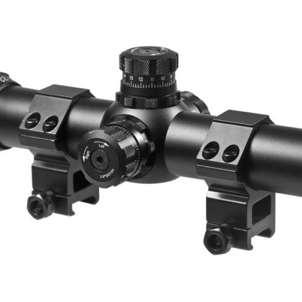 BARSKA Rifle Scope 4 Barska 6-24x60mm IR ST Rifle scope 30mm (Black)