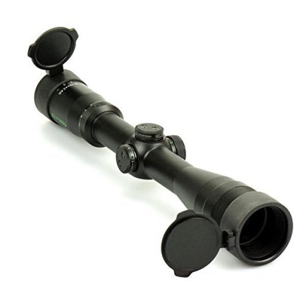 RAPID RETICLE Rifle Scope 1 RAPID RETICLE PFI Evolution Illuminated Rapid Ranging Rifle Scope, 3-12 x 42 mm
