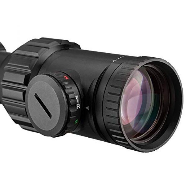 BARSKA Rifle Scope 6 Barska Level Rifle Scope with FMC Lens and Illuminated Mil-Dot Reticle, 30mm Tube