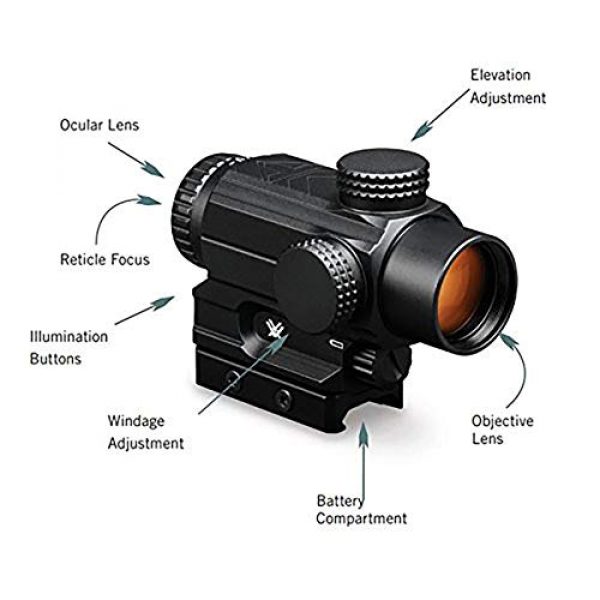 Vortex Rifle Scope 3 Vortex Optics Spitfire 1x Prism Scope - DRT Reticle (MOA)