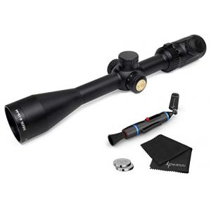 Wearable4U Rifle Scope 1 Athlon Optics Neos 6-18x44, Capped, Side Focus, 1 inch, SFP Riflescope with Included Wearable4U Lens Cleaning Pen and Lens Cleaning Cloth Bundle