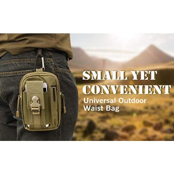 SUZBM Tactical Backpack 6 SUZBM Waist Bag, Crossbody Bag, Chest Bag, Wallet, Multifunctional Tool Bag, Suitable for Mobile Phone iPhone X 8 7 6 6s Plus
