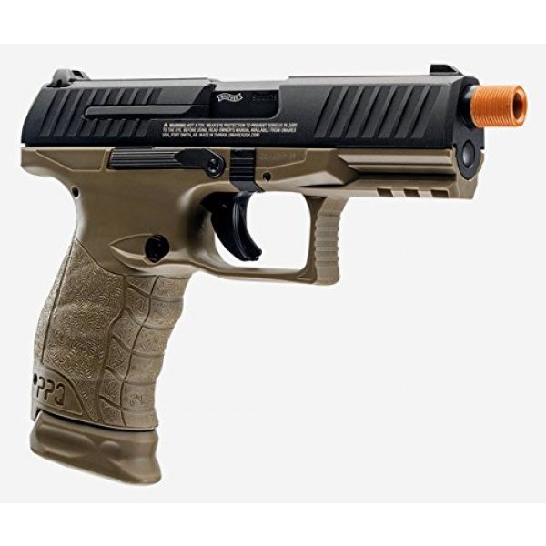 Elite Force Airsoft Pistol 3 Walther PPQ Gas Blowback Airsoft (Dark Earth Black)