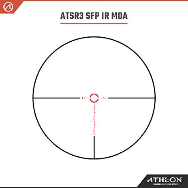 Athlon Optics Rifle Scope 4 Athlon Optics Helos BTR 1-4.5x24 Riflescope - ATSR3 FFP IR MOA, Black